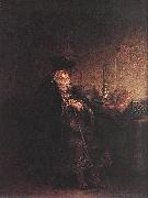 REMBRANDT Harmenszoon van Rijn Self-portrait as a Young Man china oil painting artist